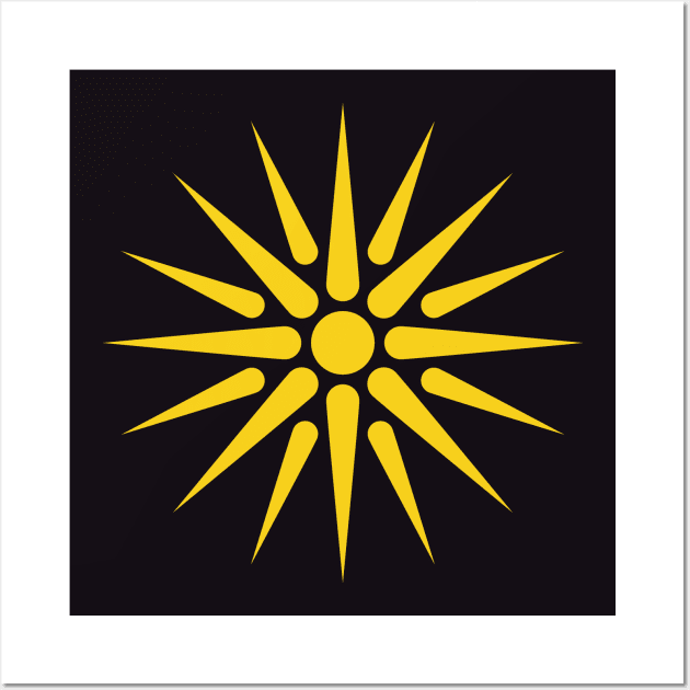 Vergina Sun Wall Art by Indie Pop